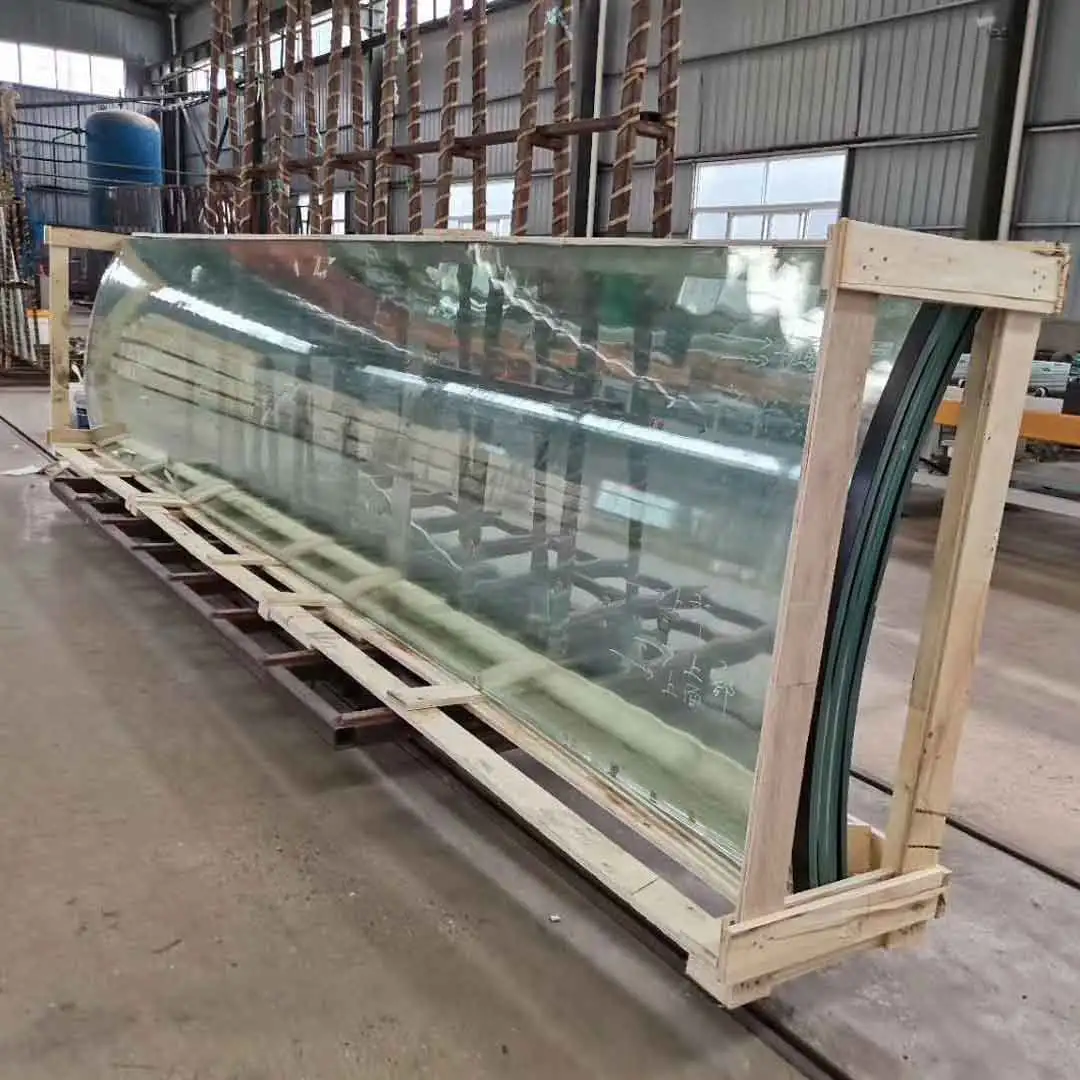 curved glass panels