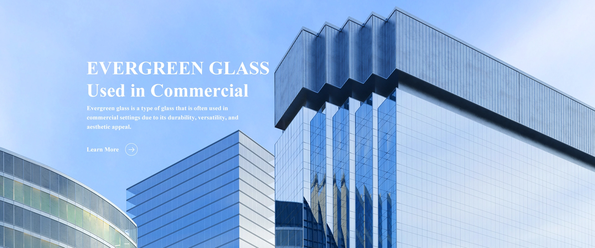 Evergreen Glass Used in Commercial