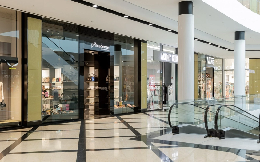 business glass for shopping malls